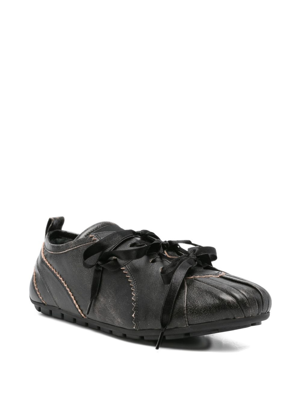 leather sneakers - 2