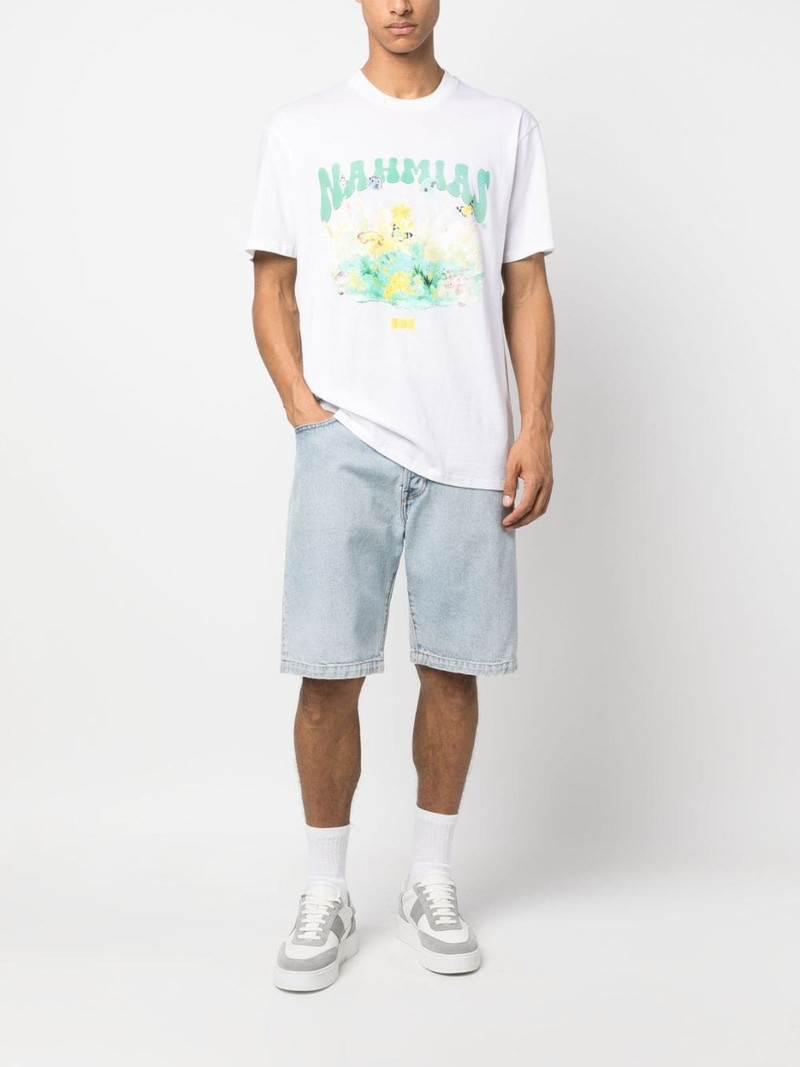 NAHMIAS logo-print cotton T-shirt outlook