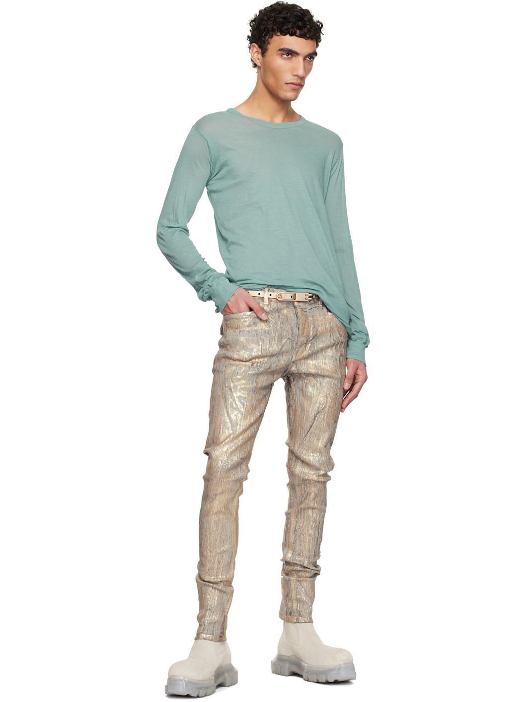 Gold Hollywood Tyrone Jeans - 5