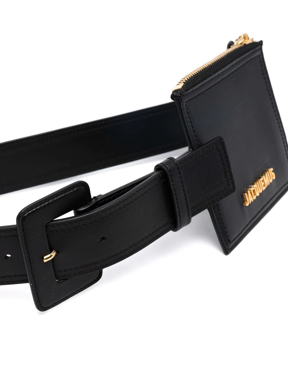 Square leather belt - 2