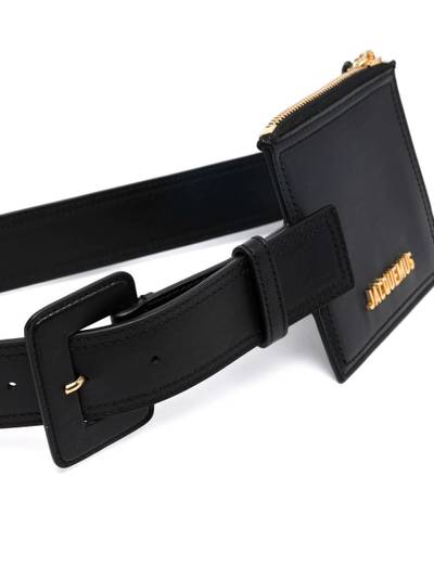 JACQUEMUS Square leather belt outlook