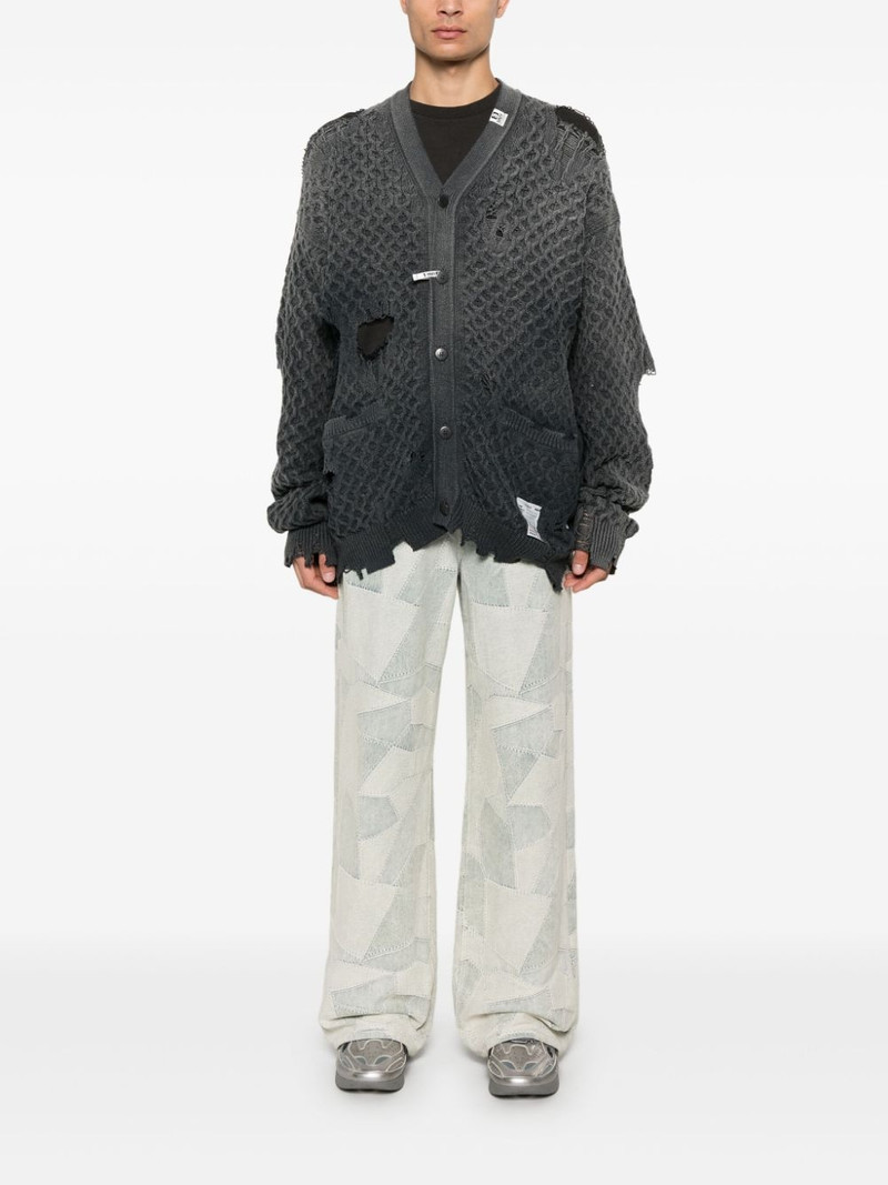 Maison MIHARAYASUHIRO faded cardigan outlook