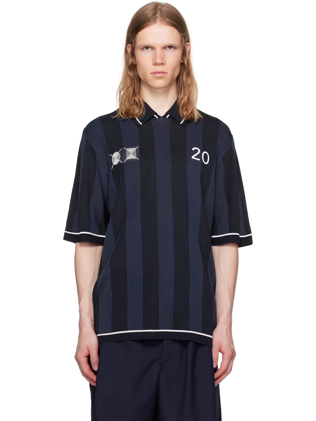 Navy La Croisière 'The Liga' Polo - 1