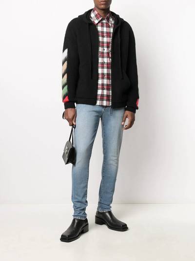 Off-White Diag stripe skinny jeans outlook