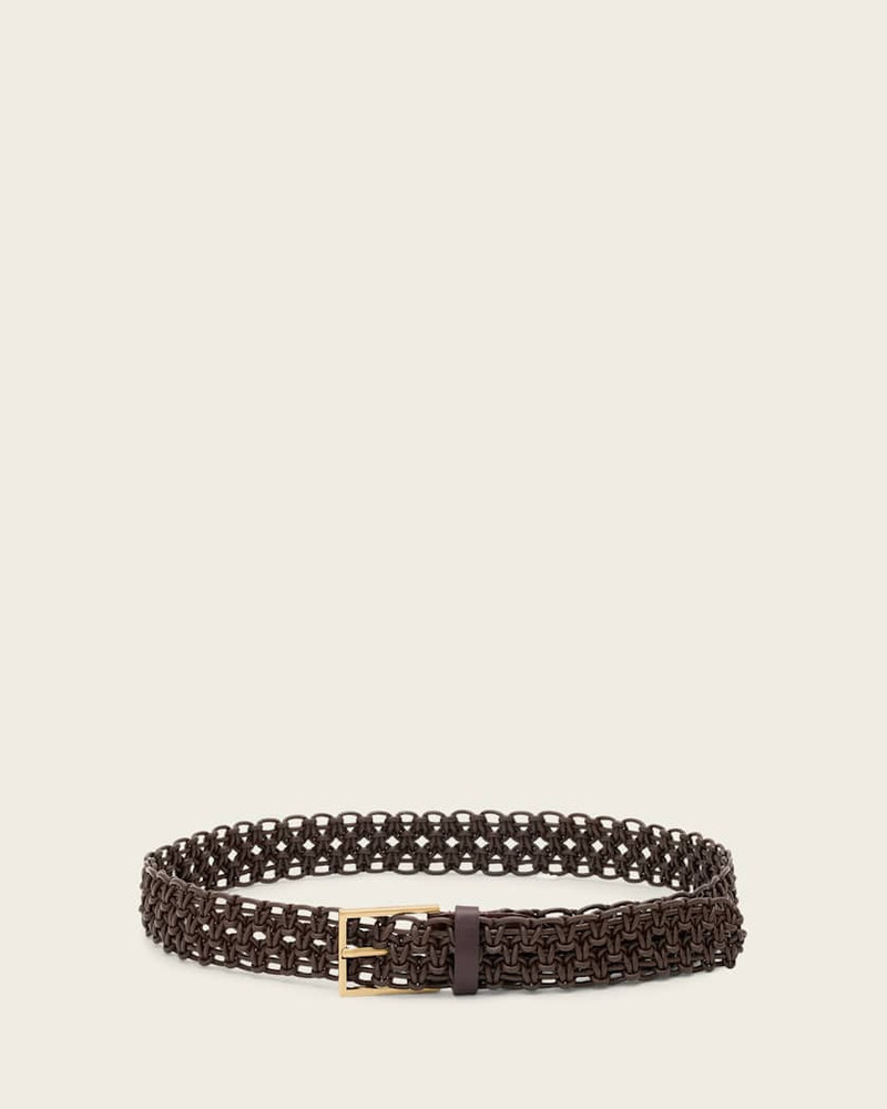 ILA LEATHER WOVEN BELT 4