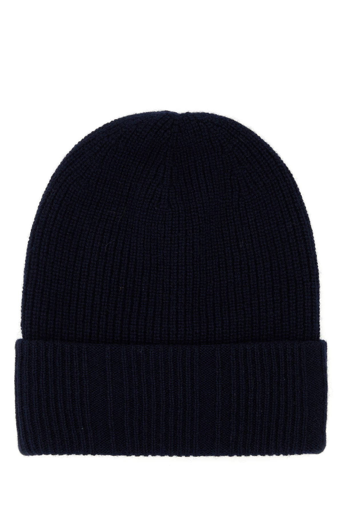 FENDI MIDNIGHT BLUE WOOL BLEND BEANIE HAT FENDI Hats for Men