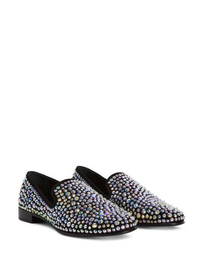 Giuseppe Zanotti Marvin Caleido crystal-embellished loafers outlook