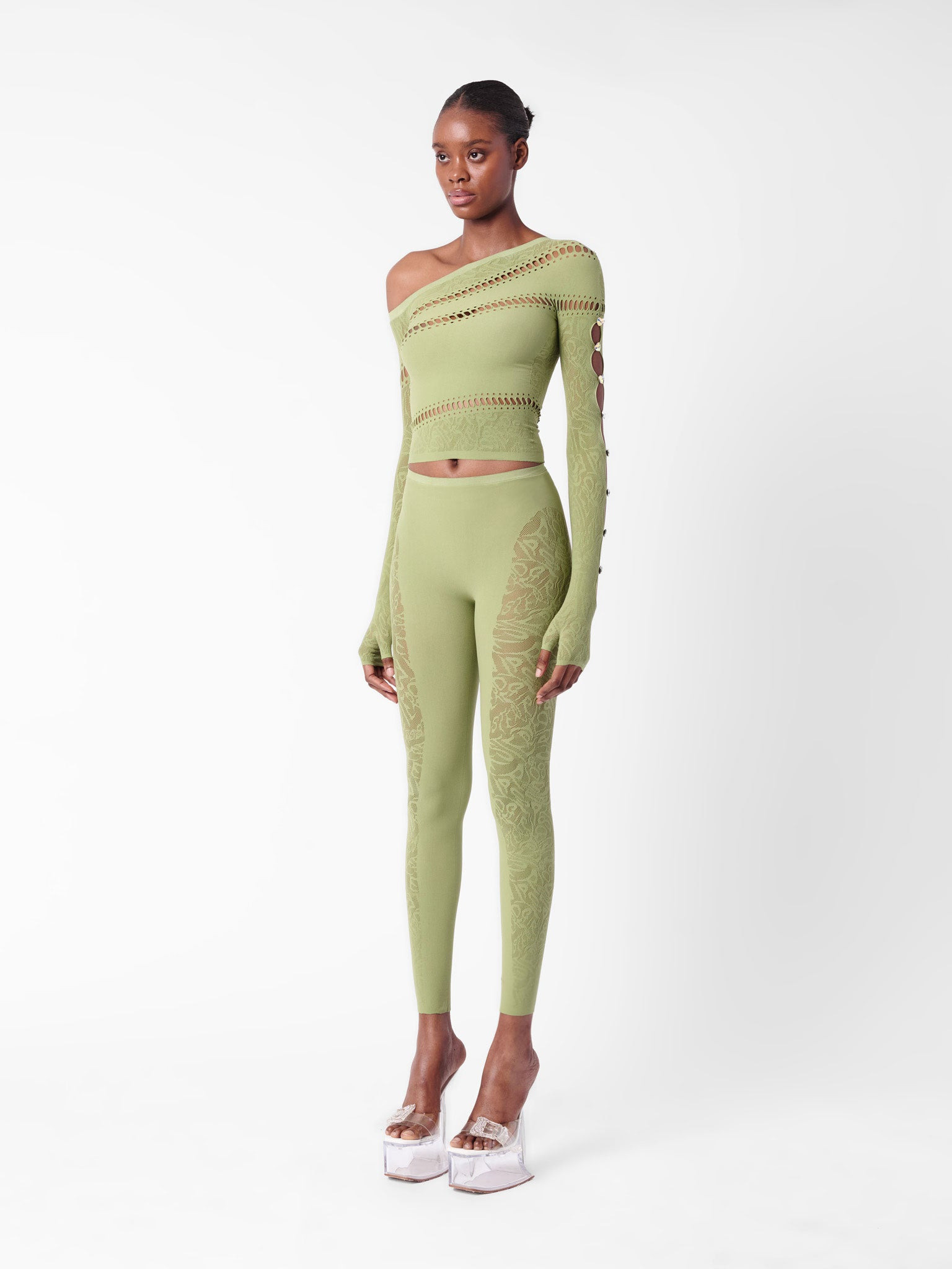 IVY LEGGING SATIVA GREEN - 5