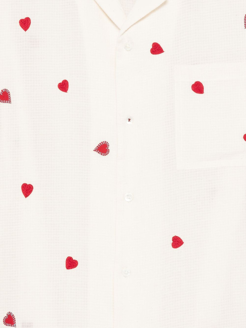 heart-motif short-sleeve shirt 3