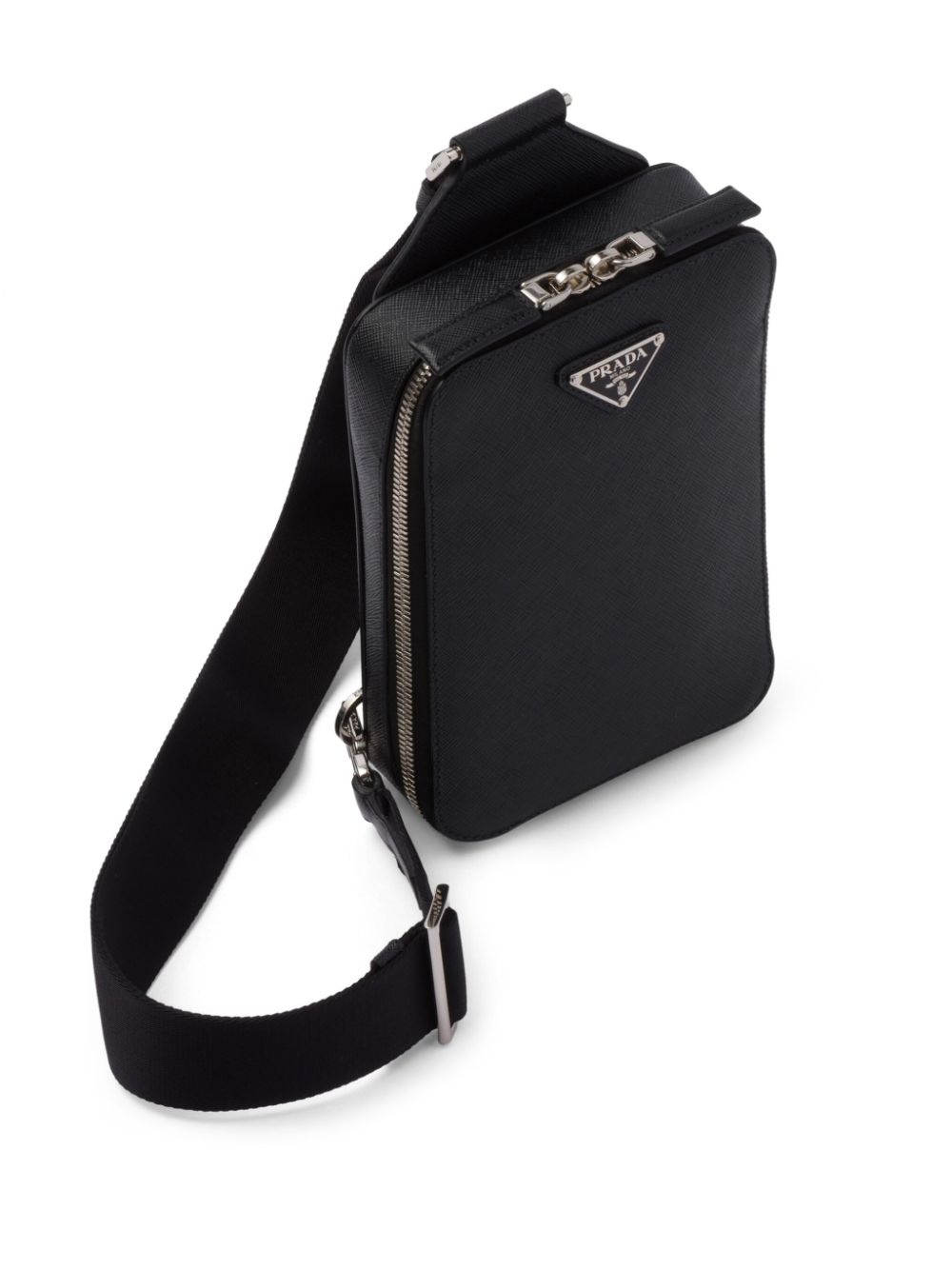 Brique leather shoulder bag - 3
