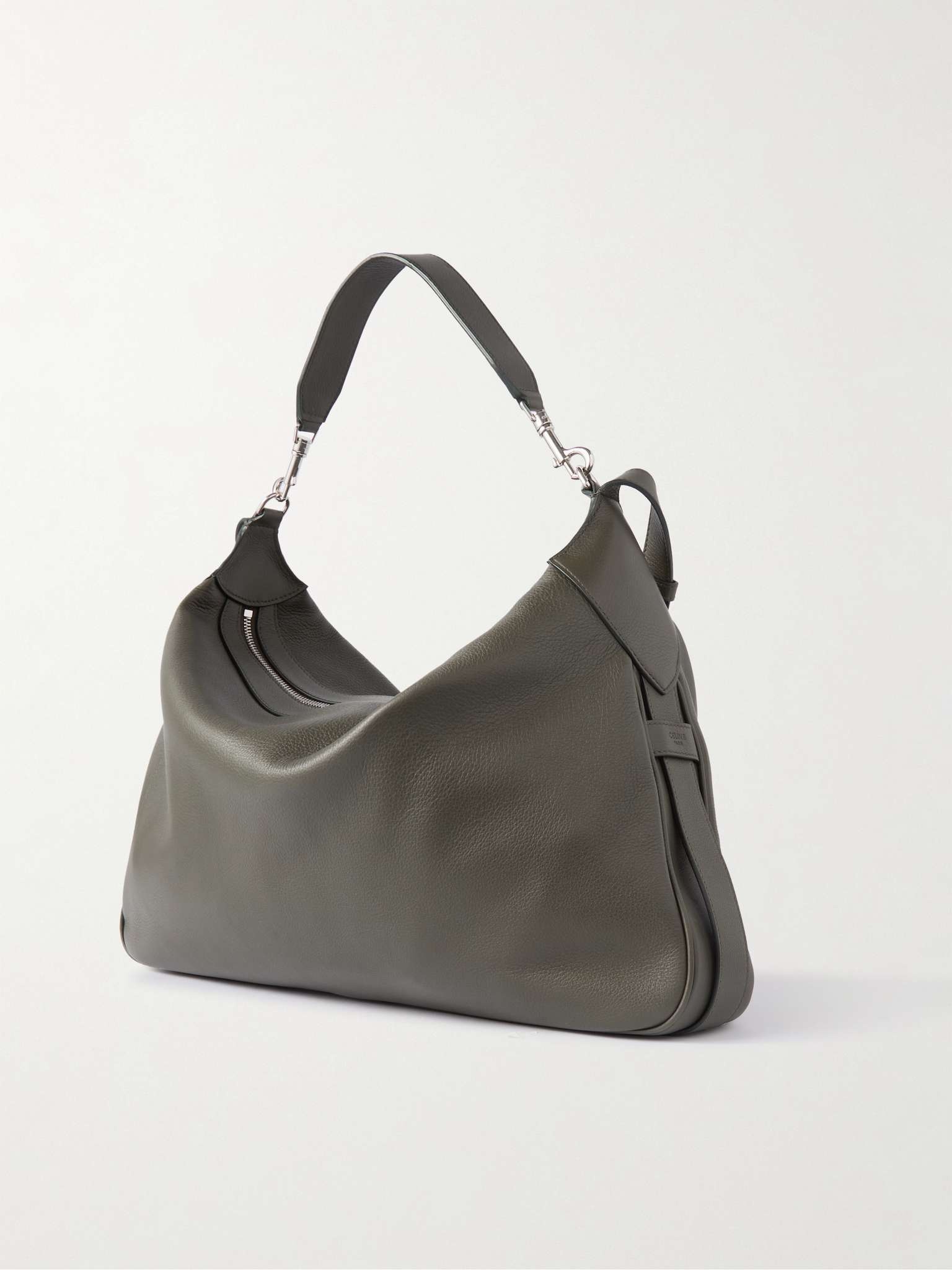 CELINE Romy Large Full-Grain Leather Messenger Bag | REVERSIBLE