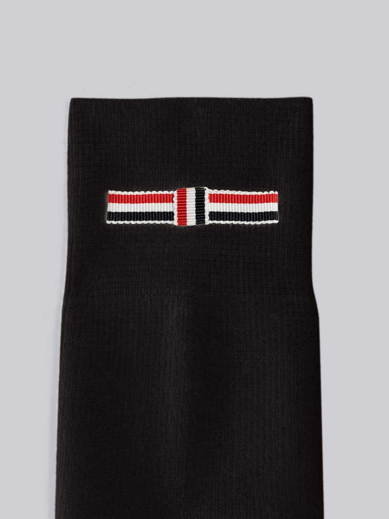 Thom Browne Washable Wool Rib Stitch Bow Crew Sock outlook