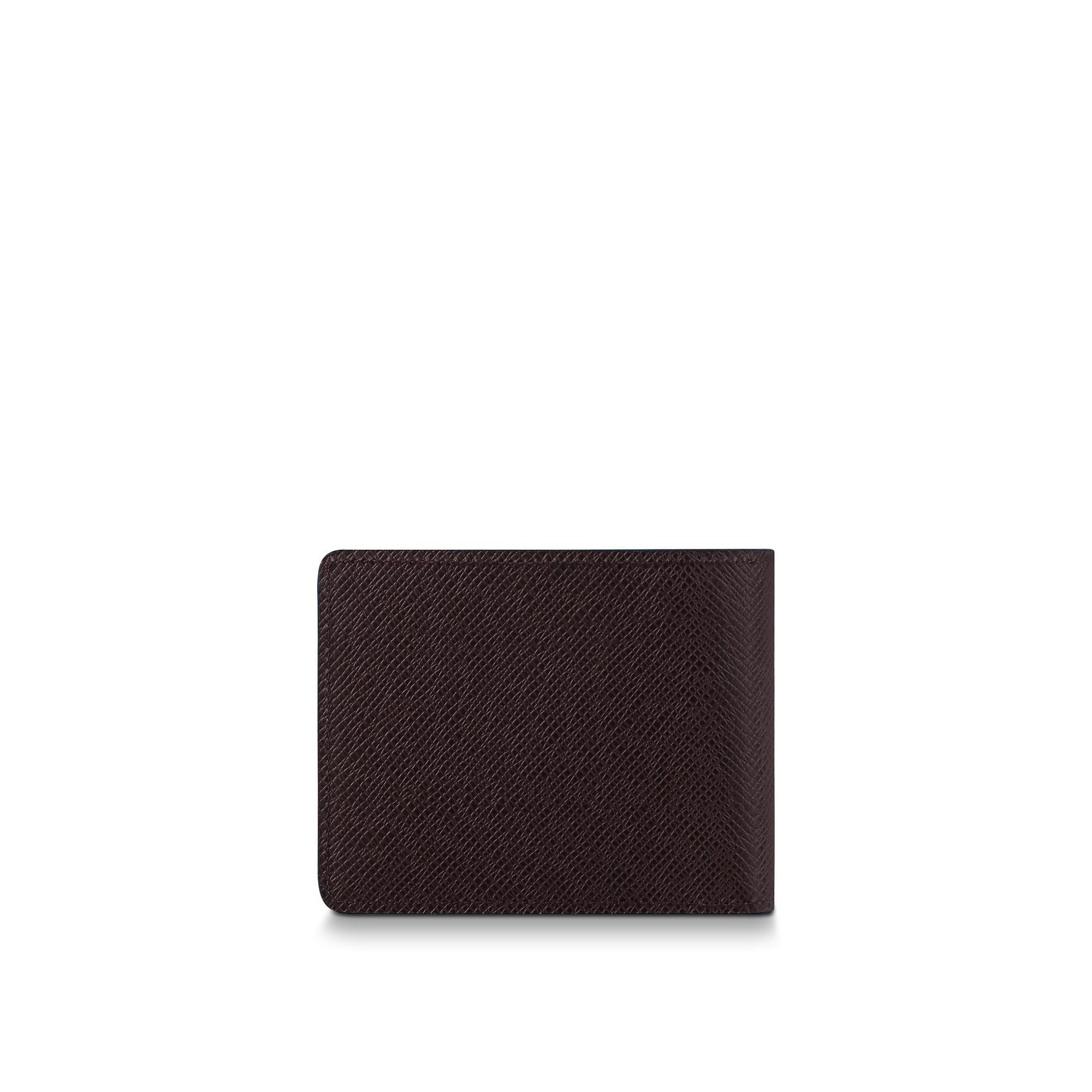 Louis Vuitton Slender Wallet - Taiga Acajou Leather