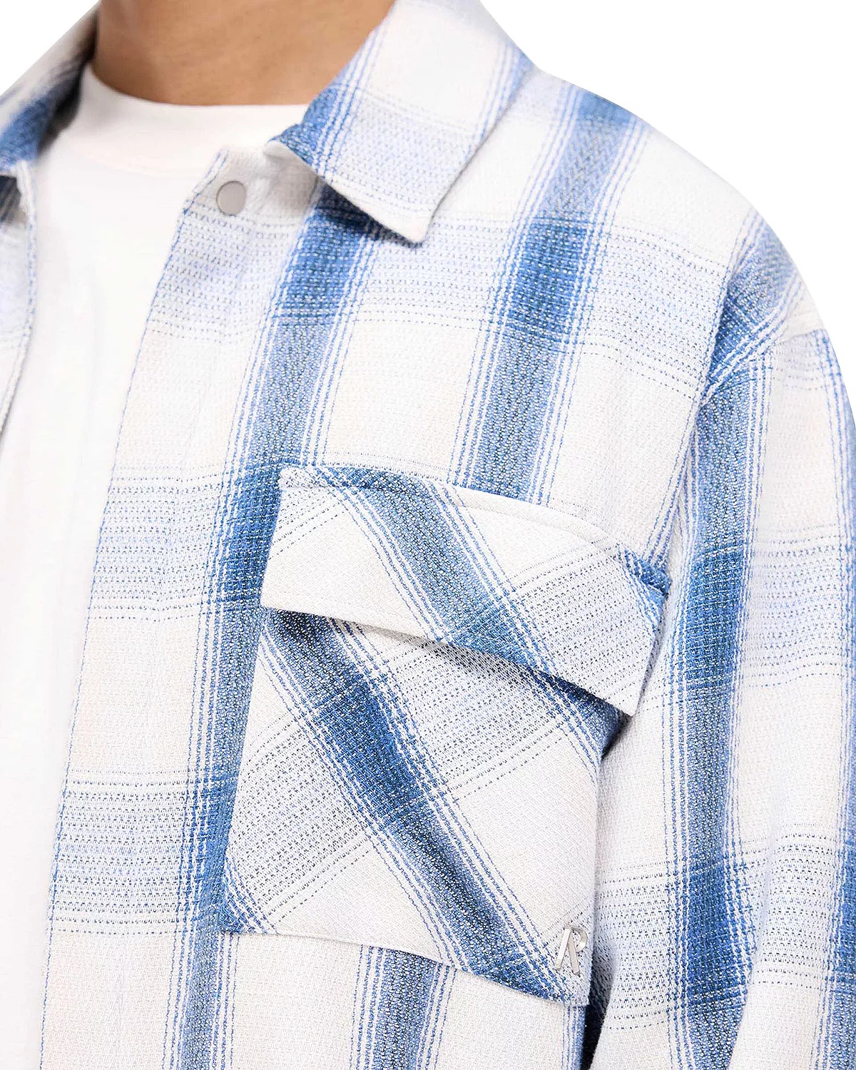 Oversized Fit Season Flannel Plaid Shirt - 8