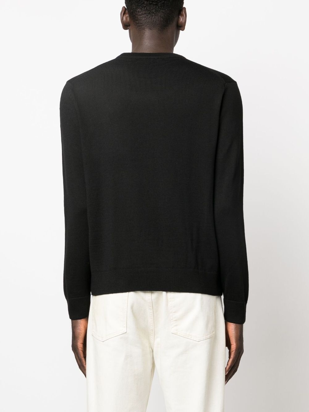 logo-appliqué crew-neck sweatshirt - 4