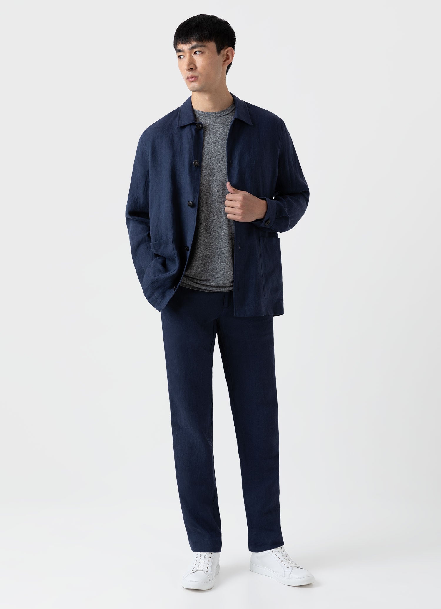 Linen Twin Pocket Jacket - 3