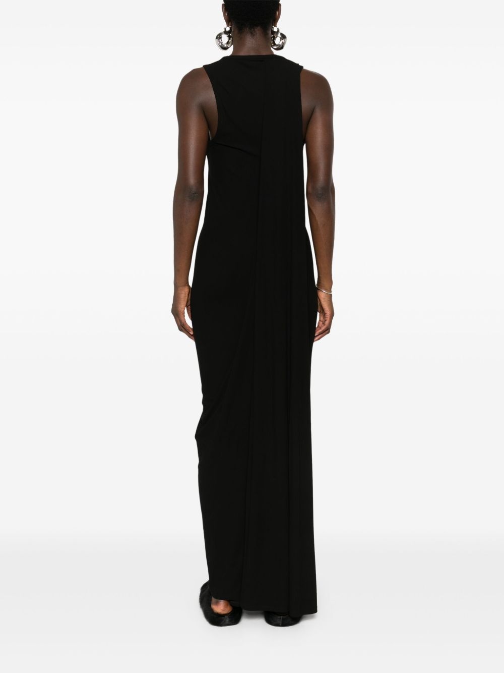 ribbed-knit sleeveless dress - 4