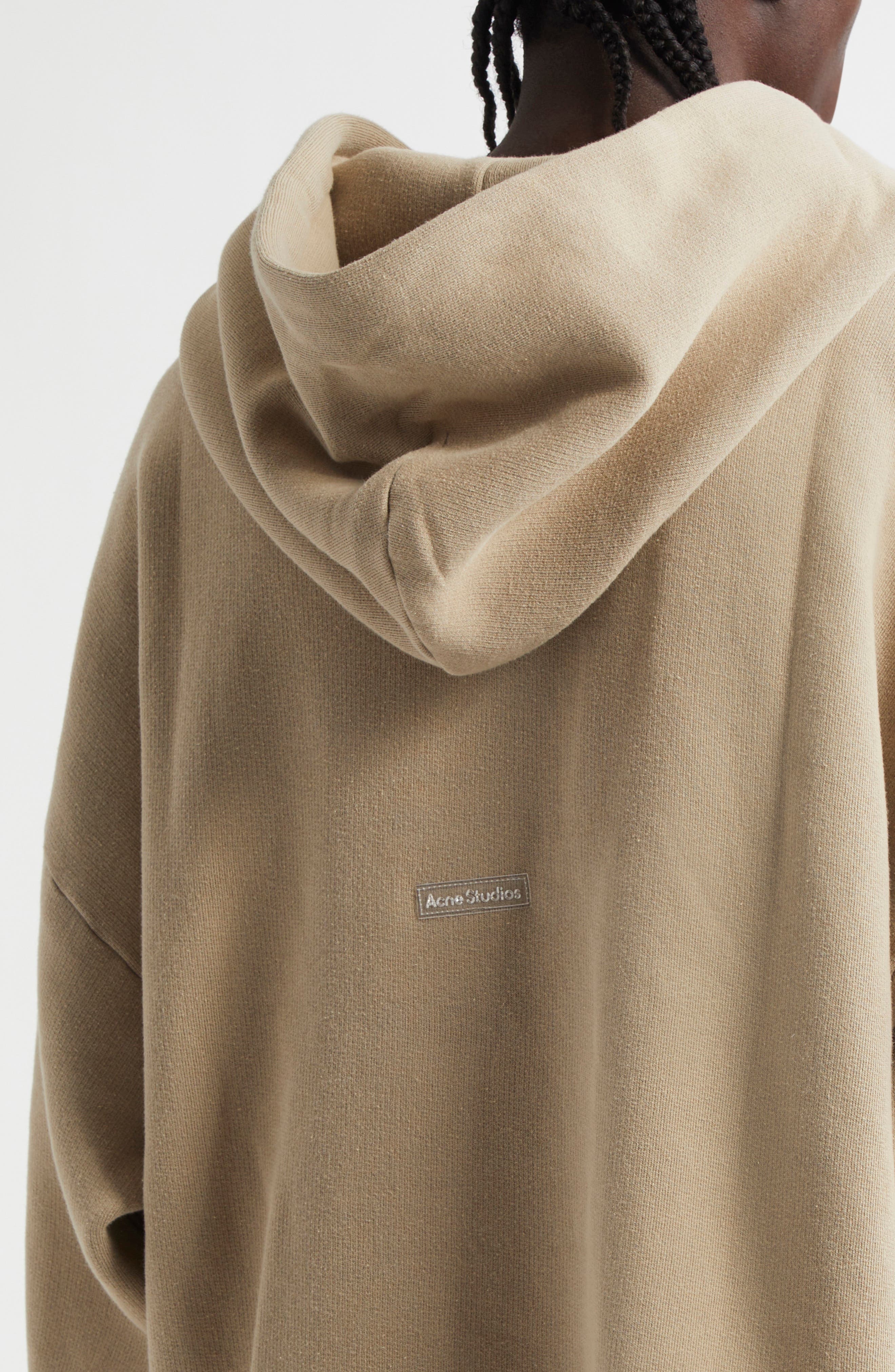 Acne Studios Gender Inclusive Relaxed Fit Hoodie in Concrete at Nordstrom - 5