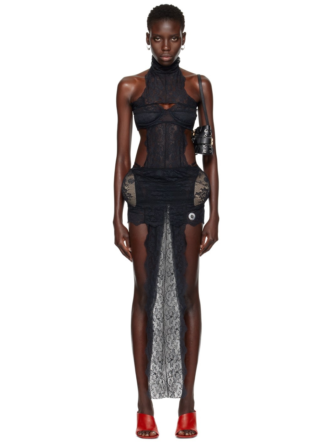 Black Shayne Oliver Edition Minidress - 1