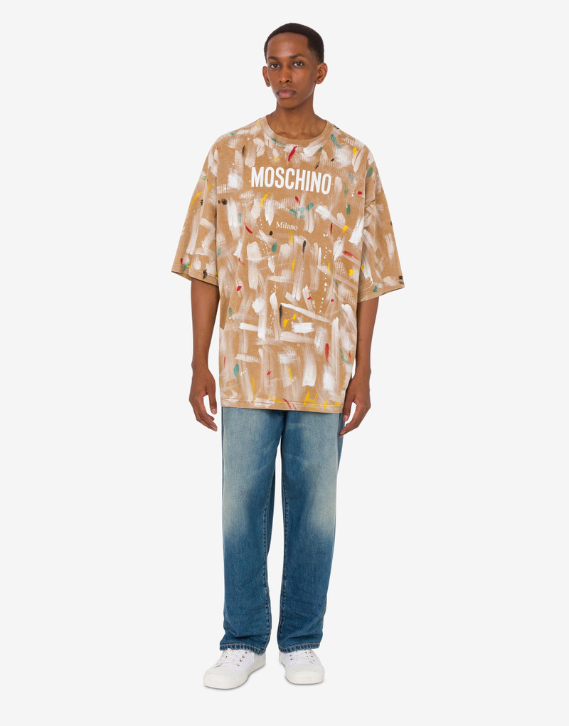 PRINTED ORGANIC COTTON JERSEY T-SHIRT 1