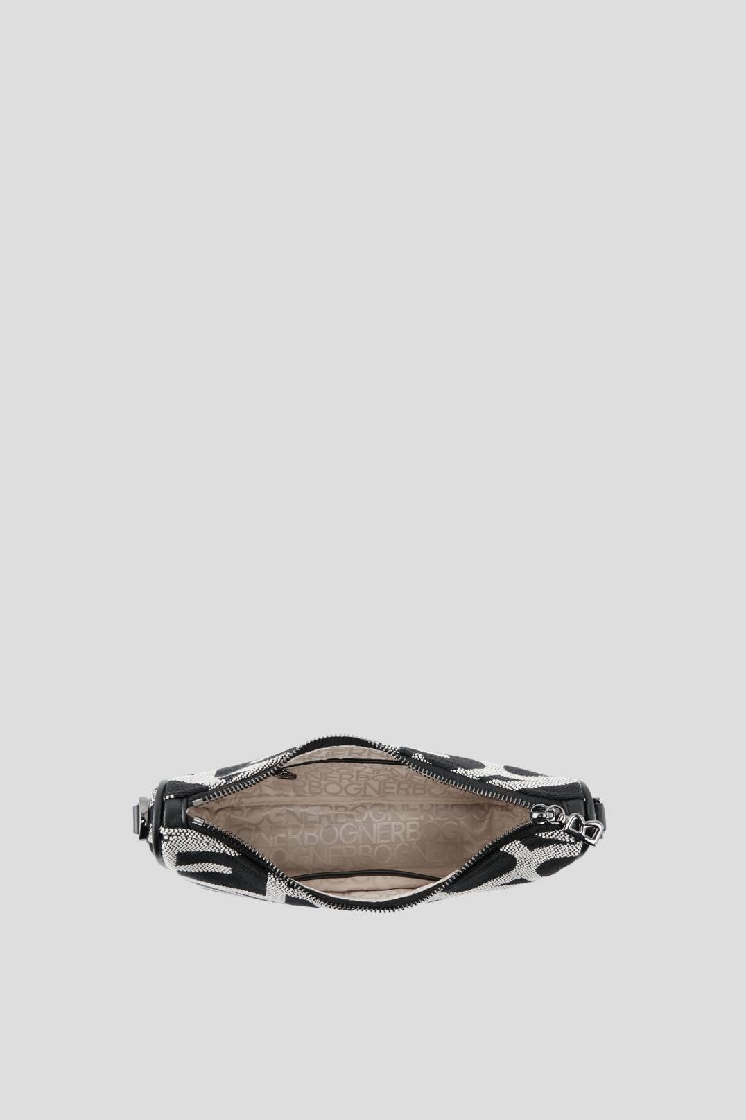 PANY LORA SHOULDER BAG IN BLACK/OFF-WHITE 4