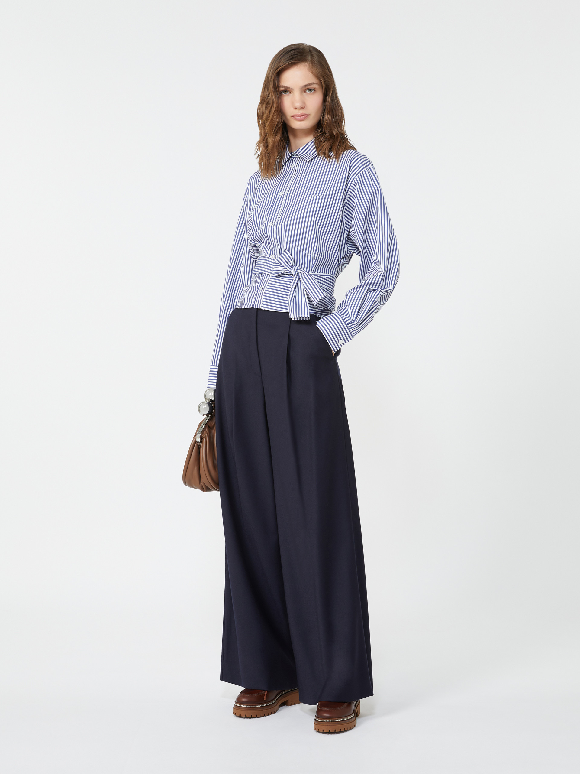 FRESCO Draped cotton shirt - 2