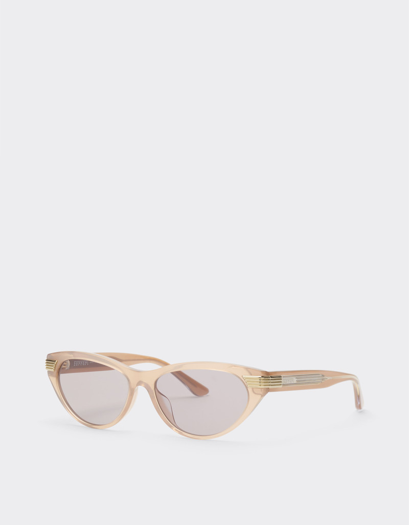 Ferrari Light brown pearlacetate sunglasses with brown lenses outlook