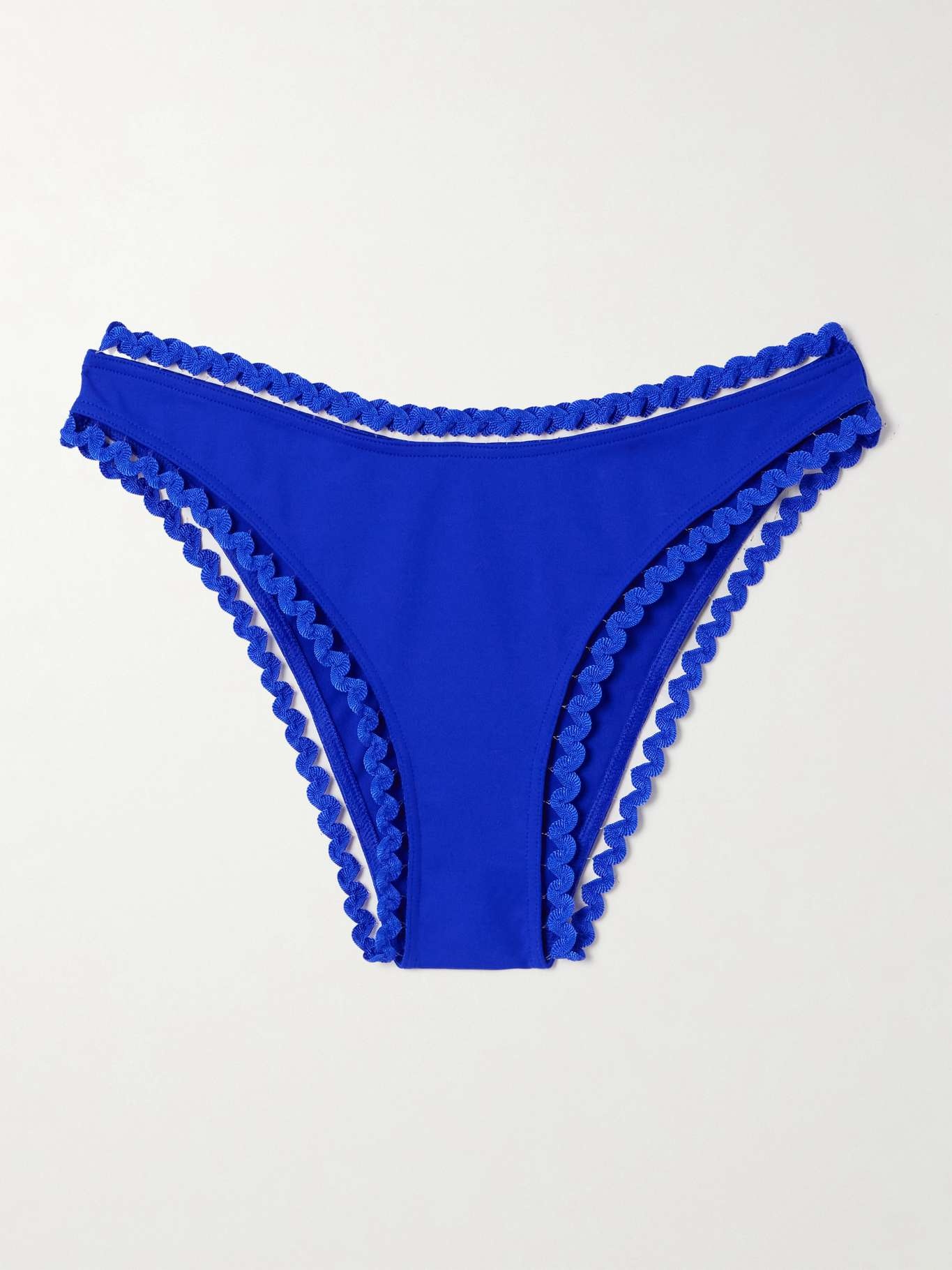 Fever Boogie ric rac-trimmed bikini briefs - 1