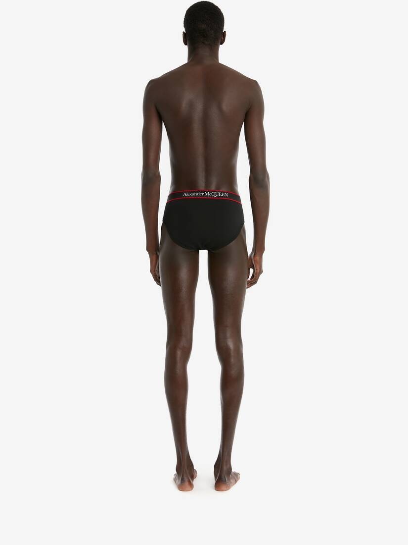 Selvedge Slip in Black - 4
