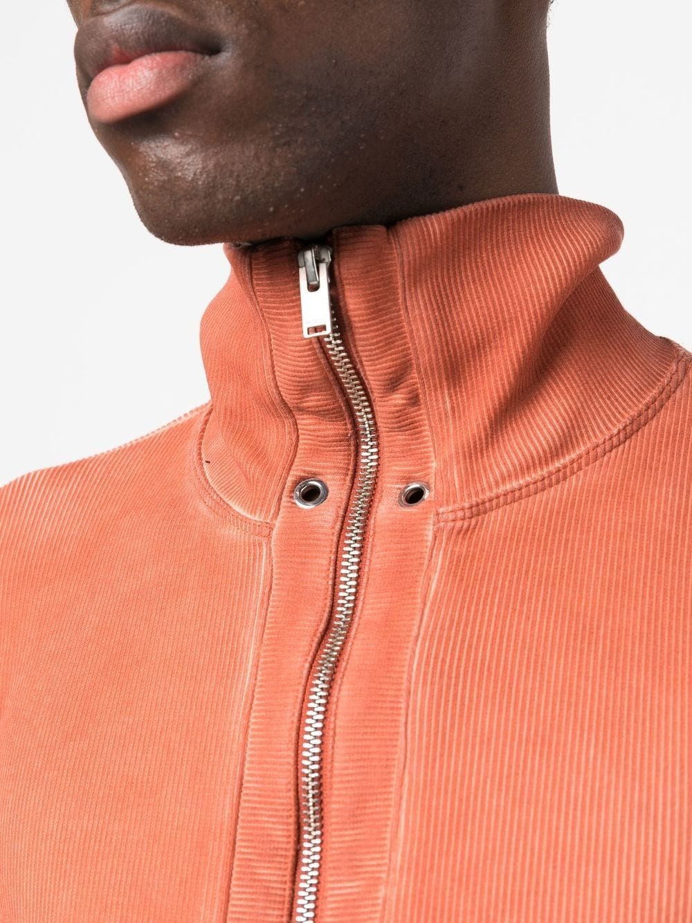 high-neck zipped jumper - 5