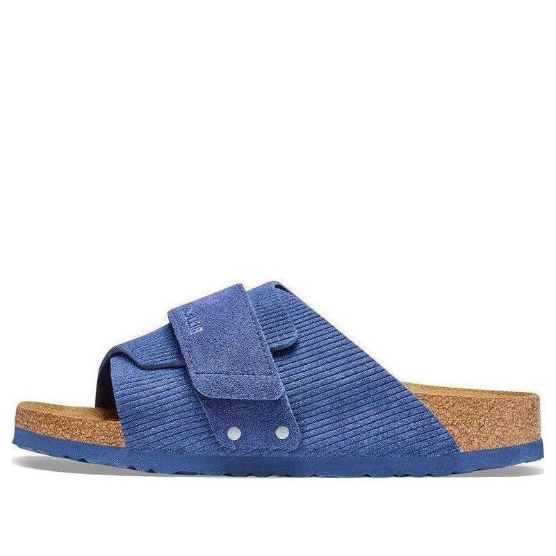 Birkenstock Kyoto Suede Embossed Narrow Fit 'Corduroy Indigo' 1025704 1