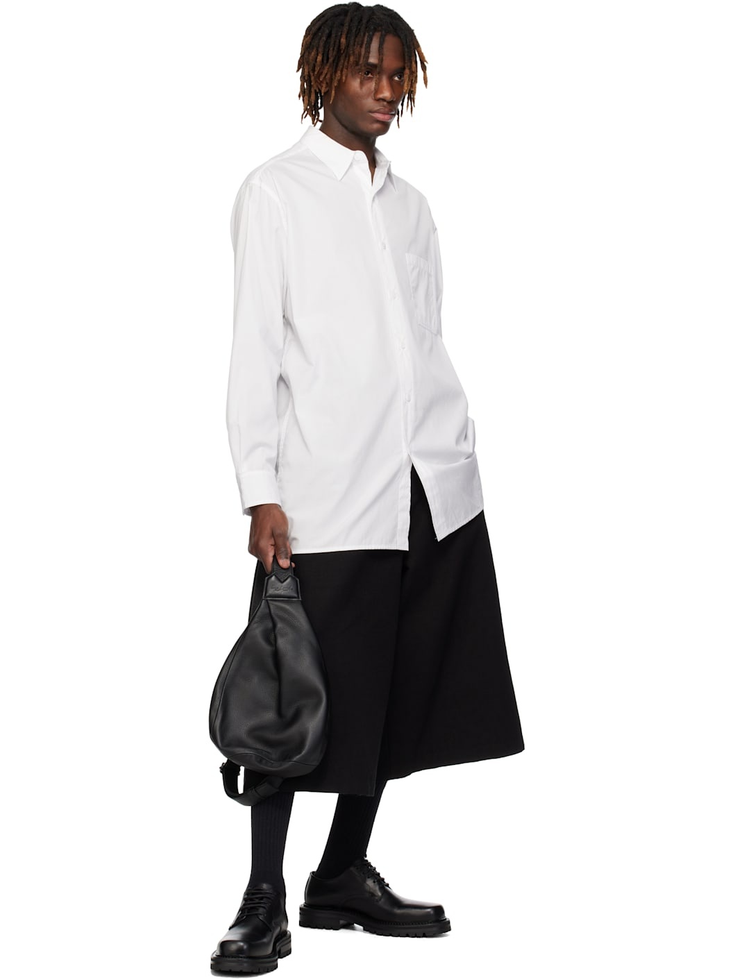 Yohji Yamamoto Black Y Crossbody S Bag | REVERSIBLE