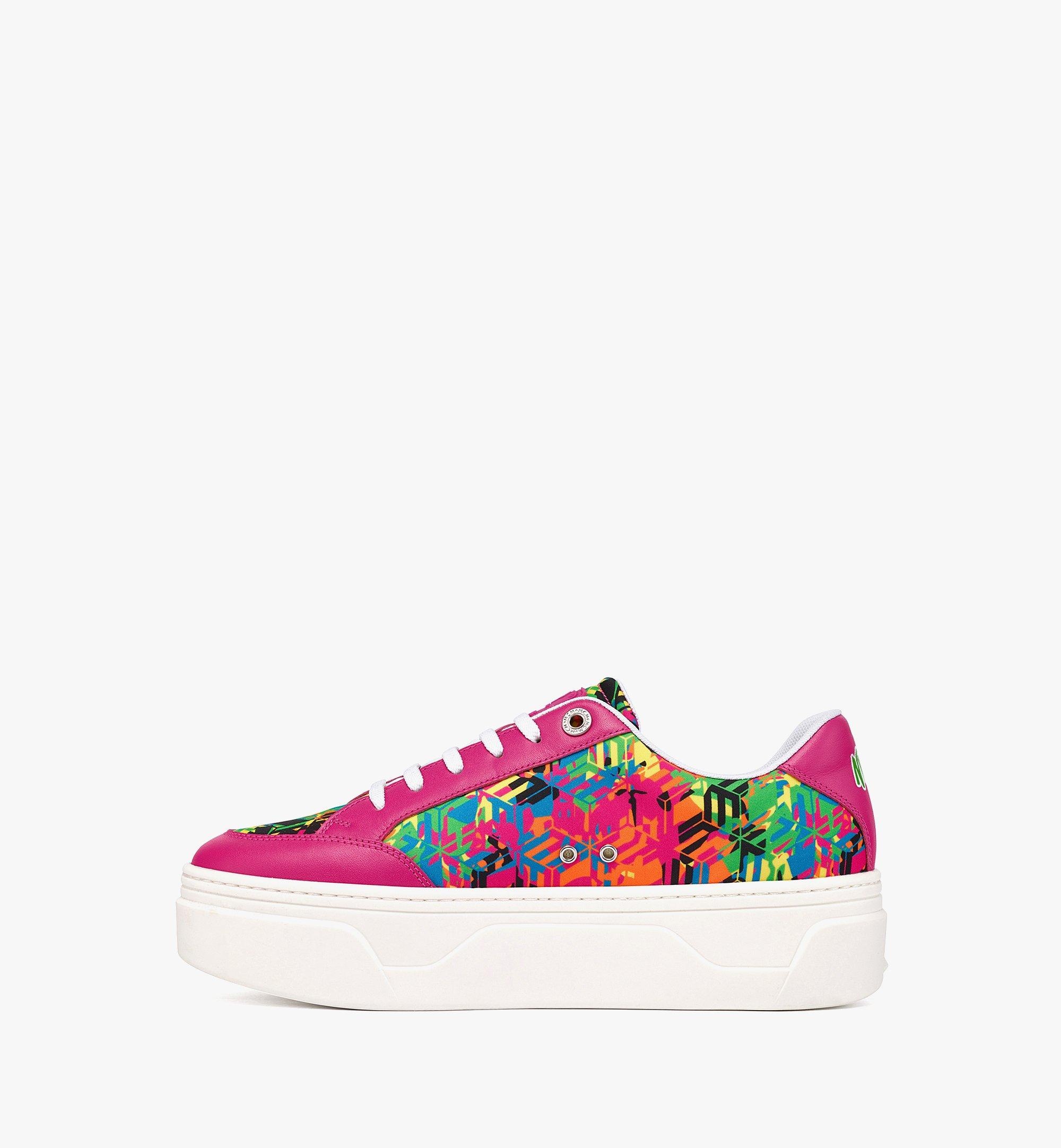 Women’s Skyward Platform Sneakers in Cubic Camouflage ECONYL® - 3