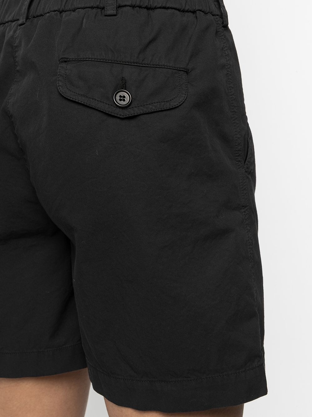 tied-waist linen bermuda shorts - 9