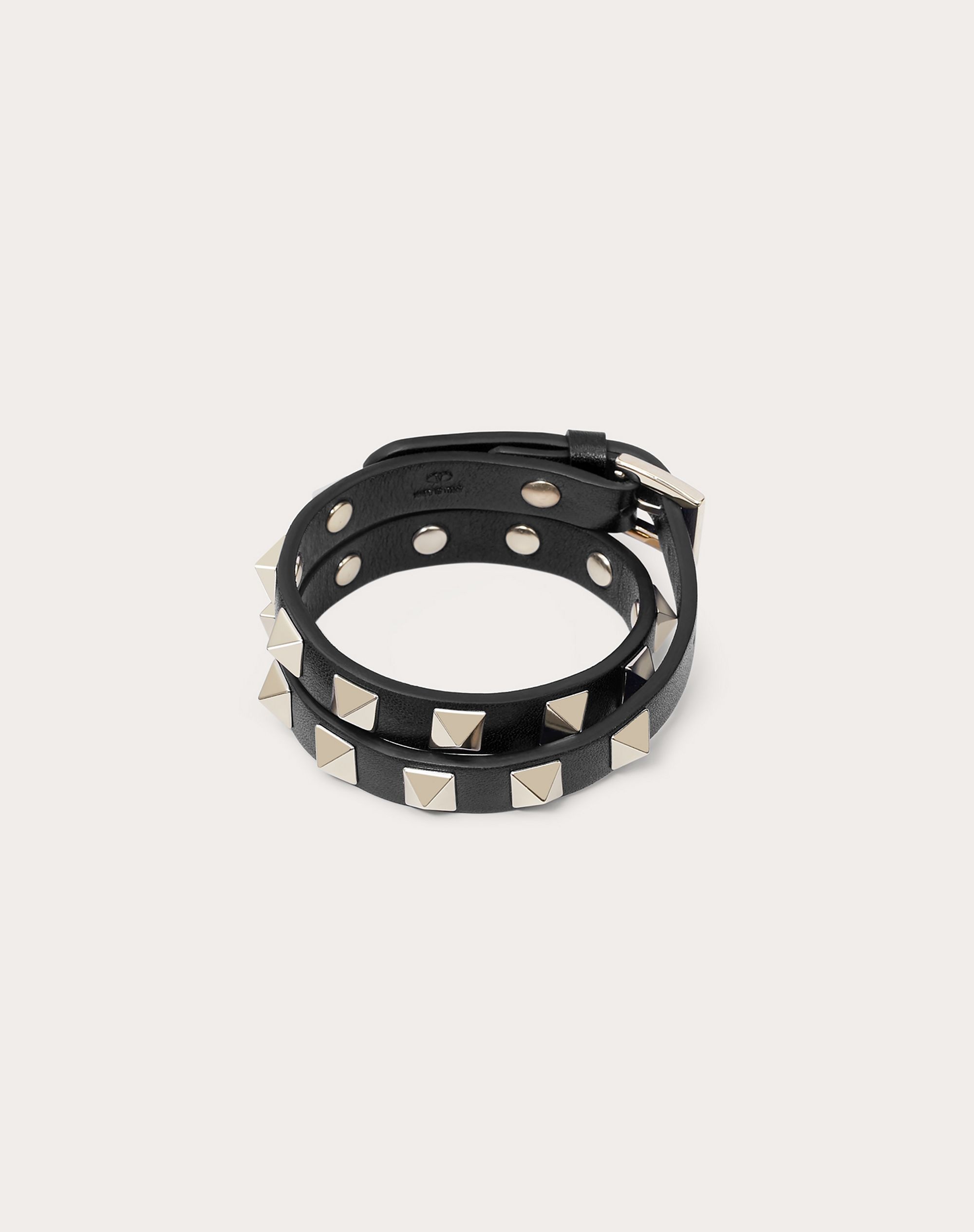 ROCKSTUD CALFSKIN DOUBLE-STRAP BRACELET - 3