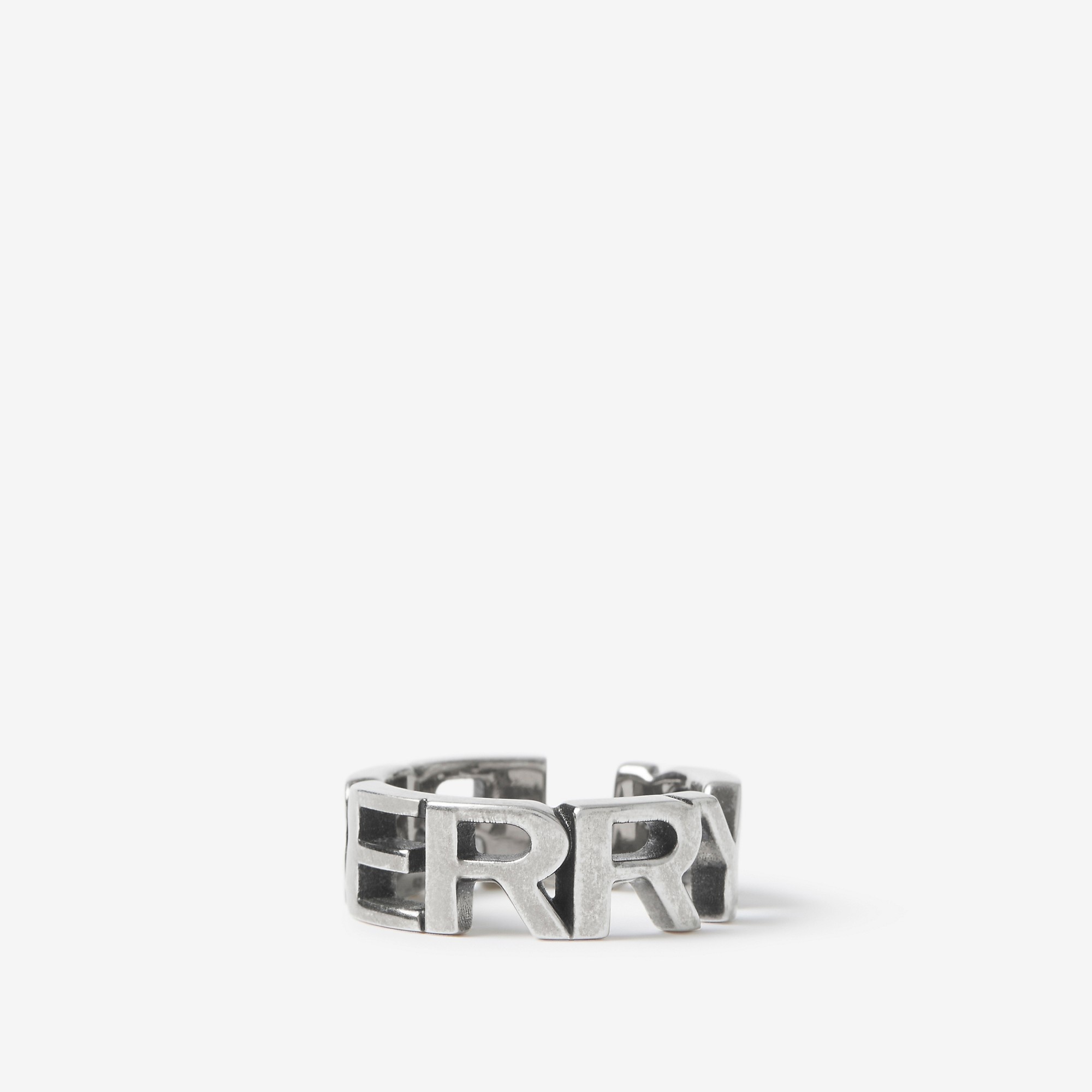 Palladium-plated Logo Ring - 2