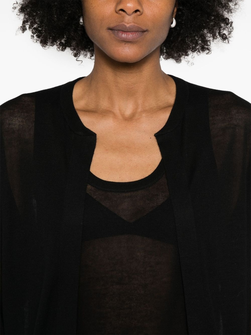 fine-knit cardigan - 5