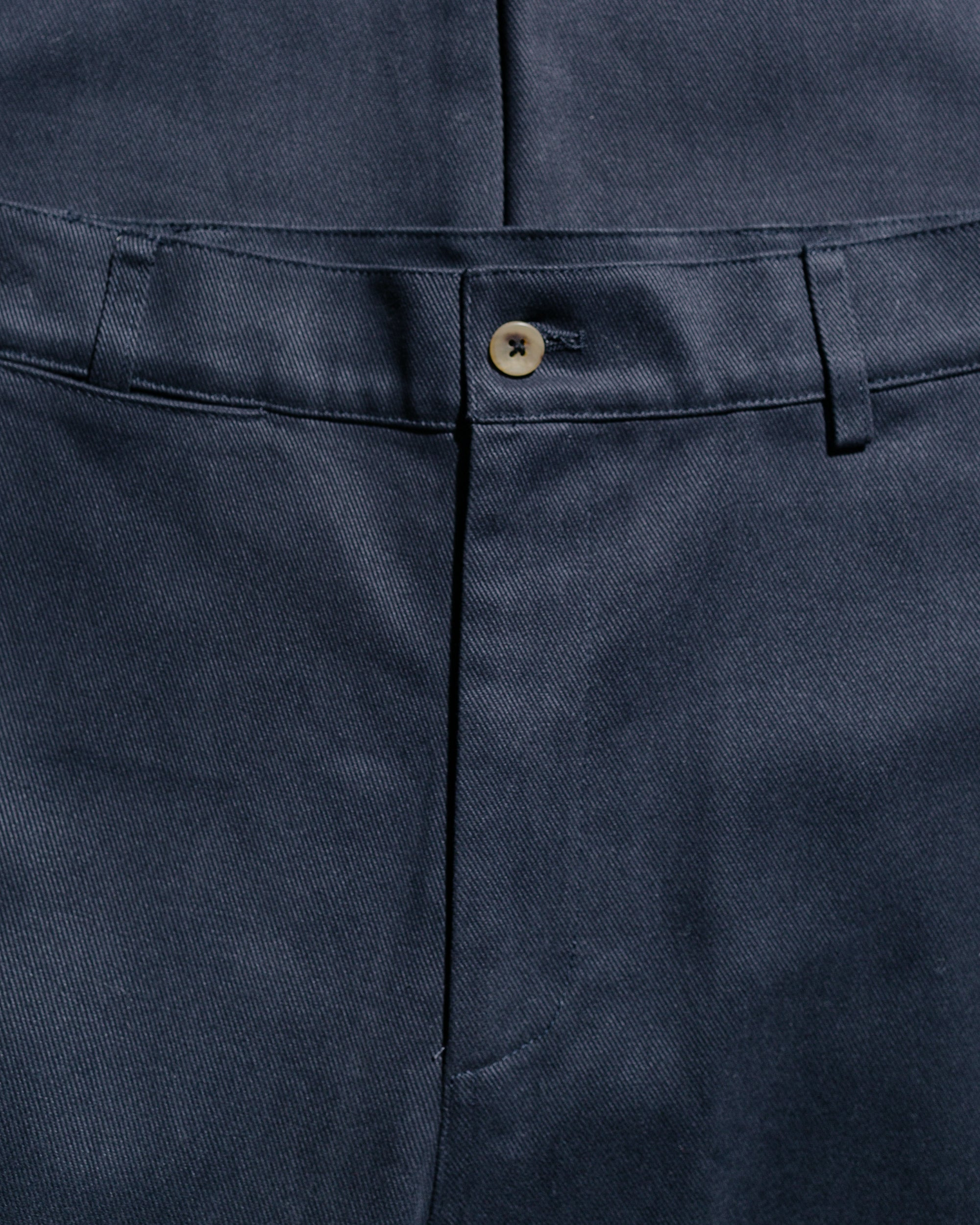 Balloon Trousers Heavy Cotton Drill Dark Navy - 5