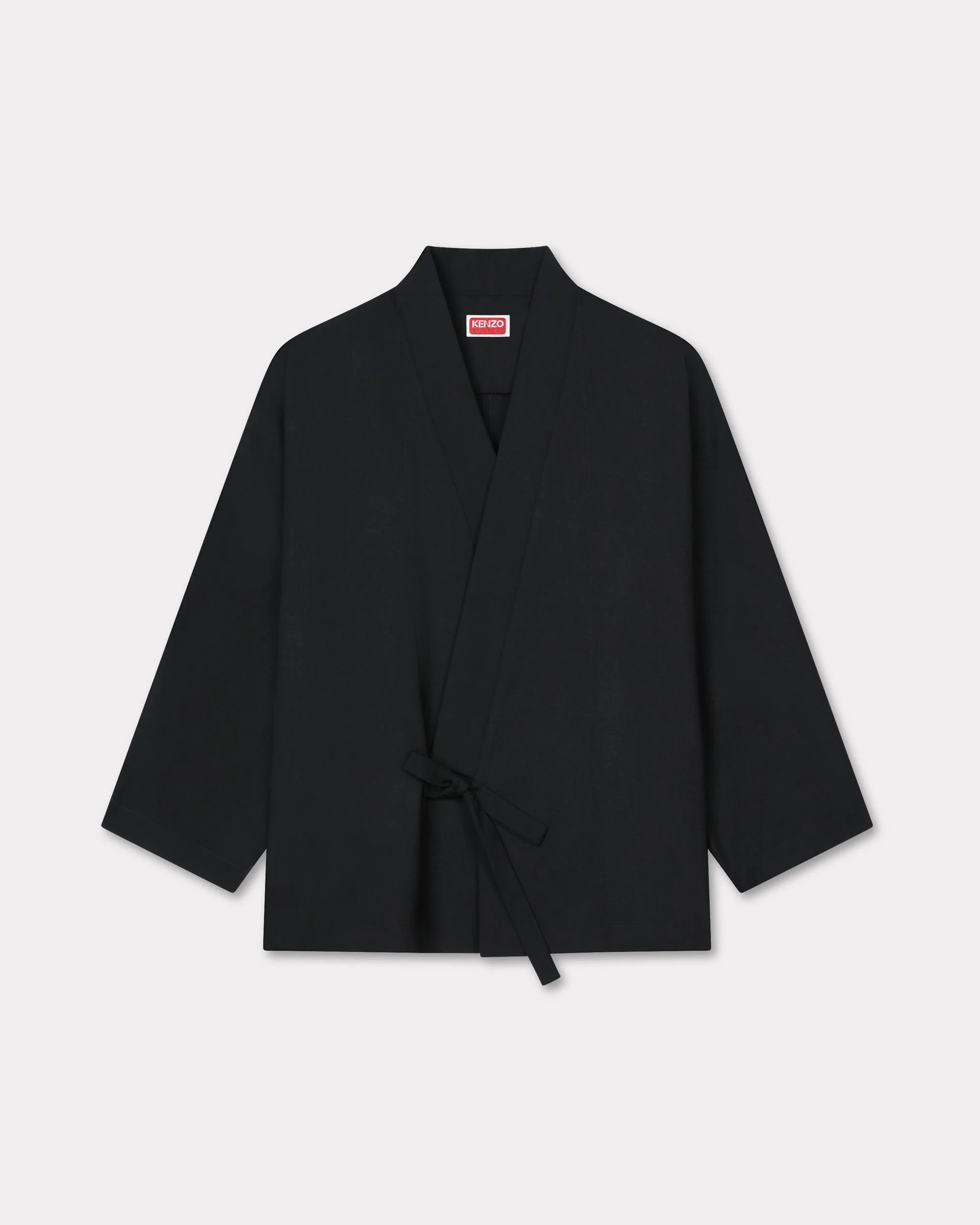 Kimono jacket in virgin wool - 1