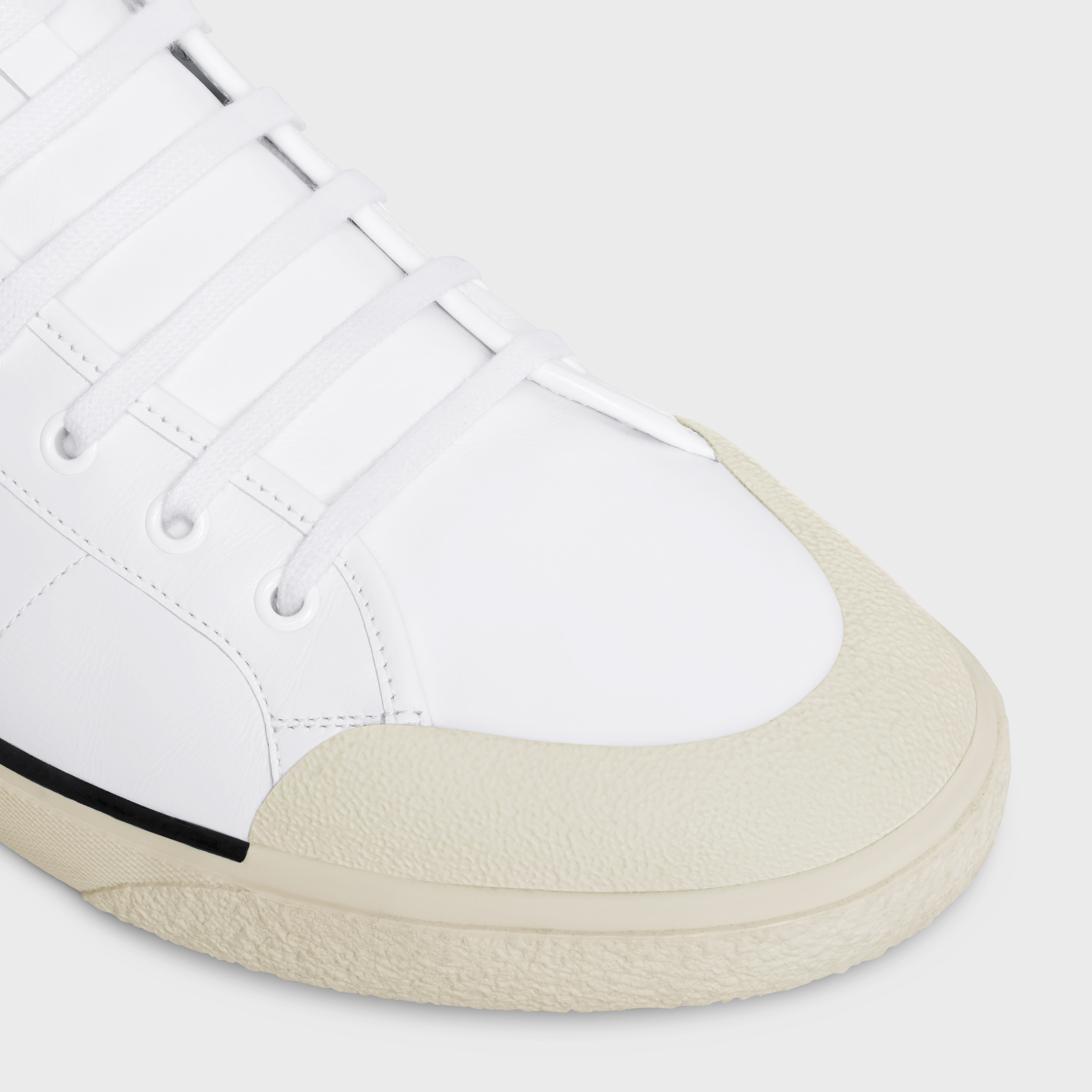 AS-02 MID LOW LACE-UP CELINE ALAN SNEAKER in CALFSKIN - 4
