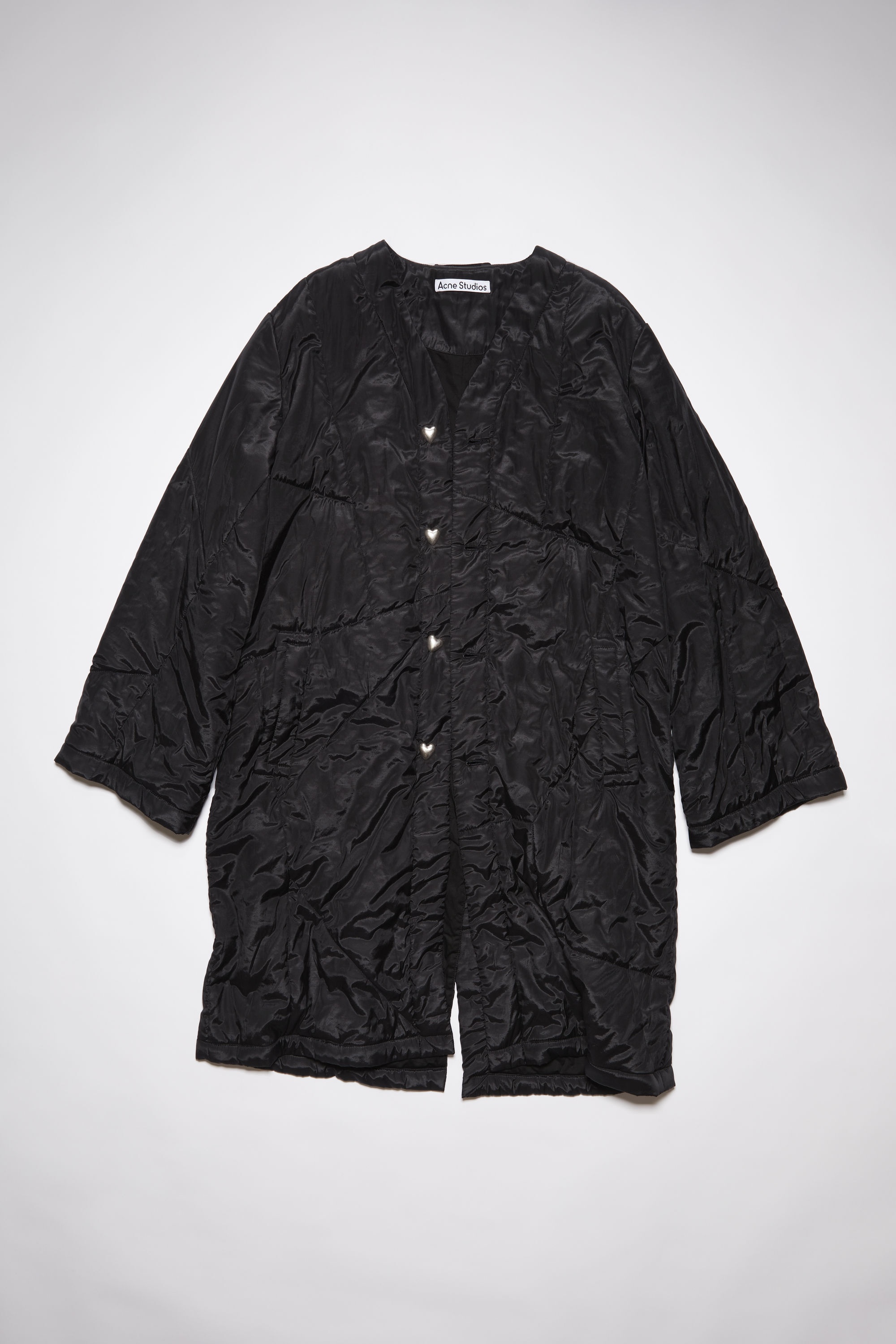 Padded coat - Black - 7