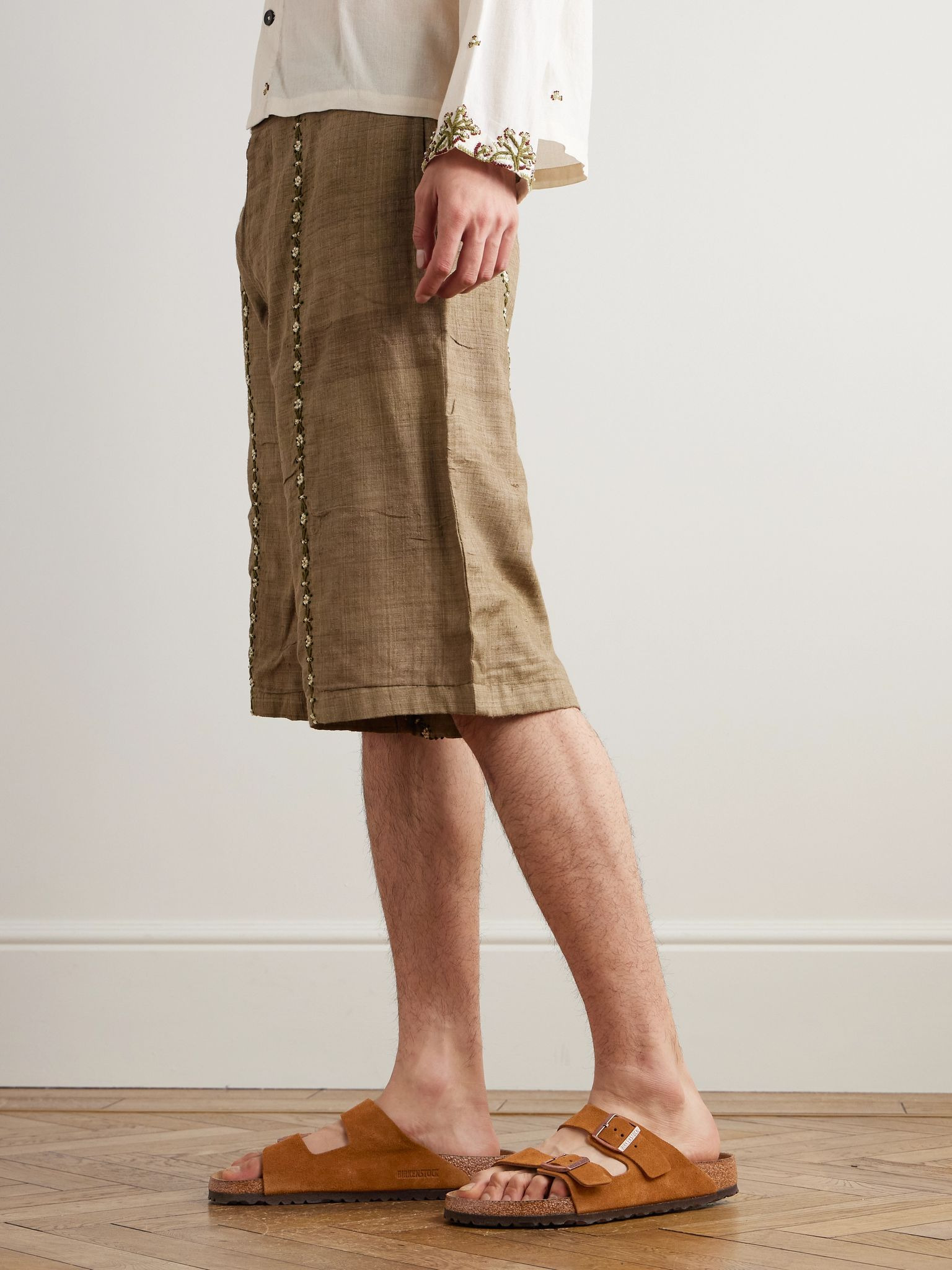 Arizona Suede Sandals Brown - 2