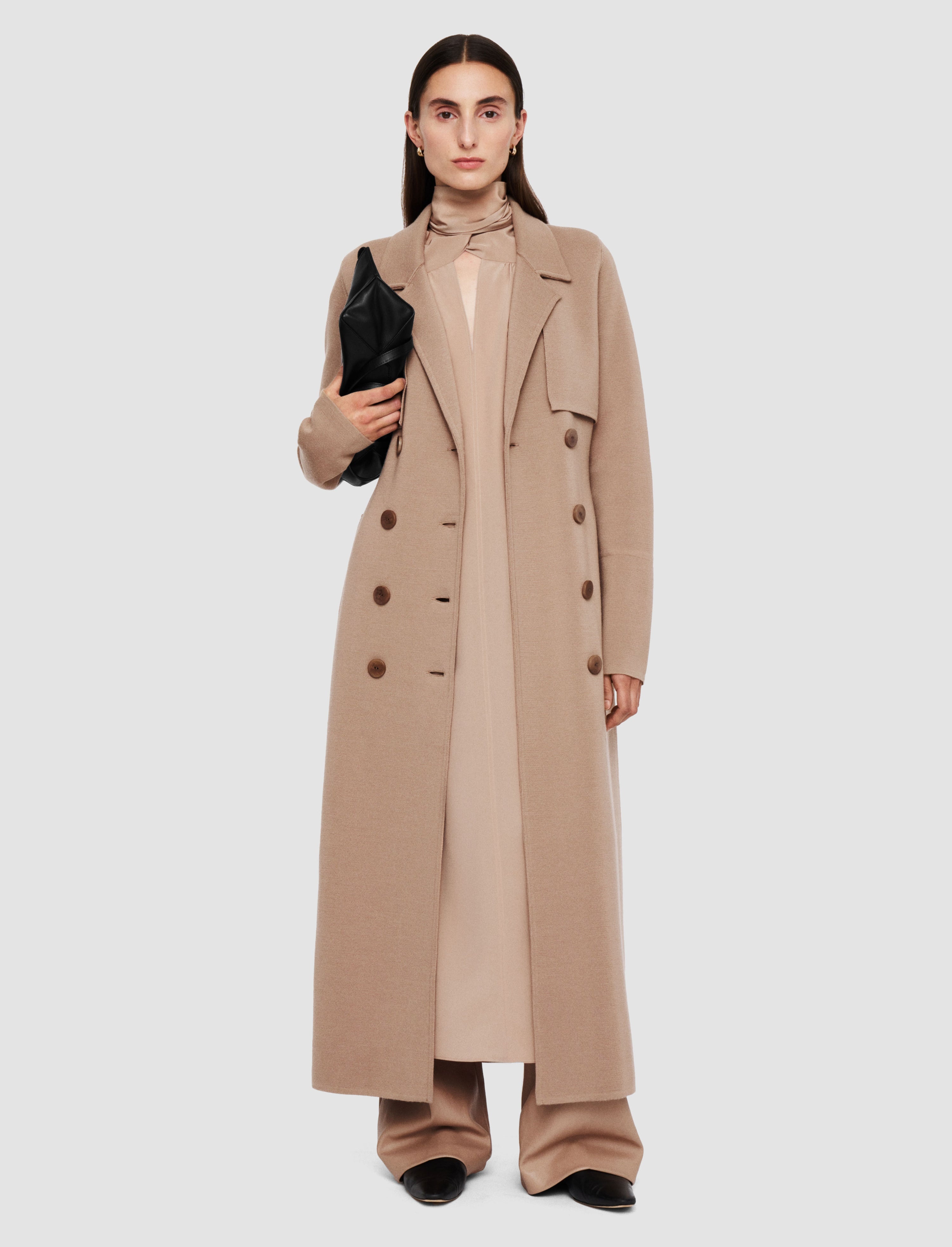 Milano Knitted Wool Coat - 3