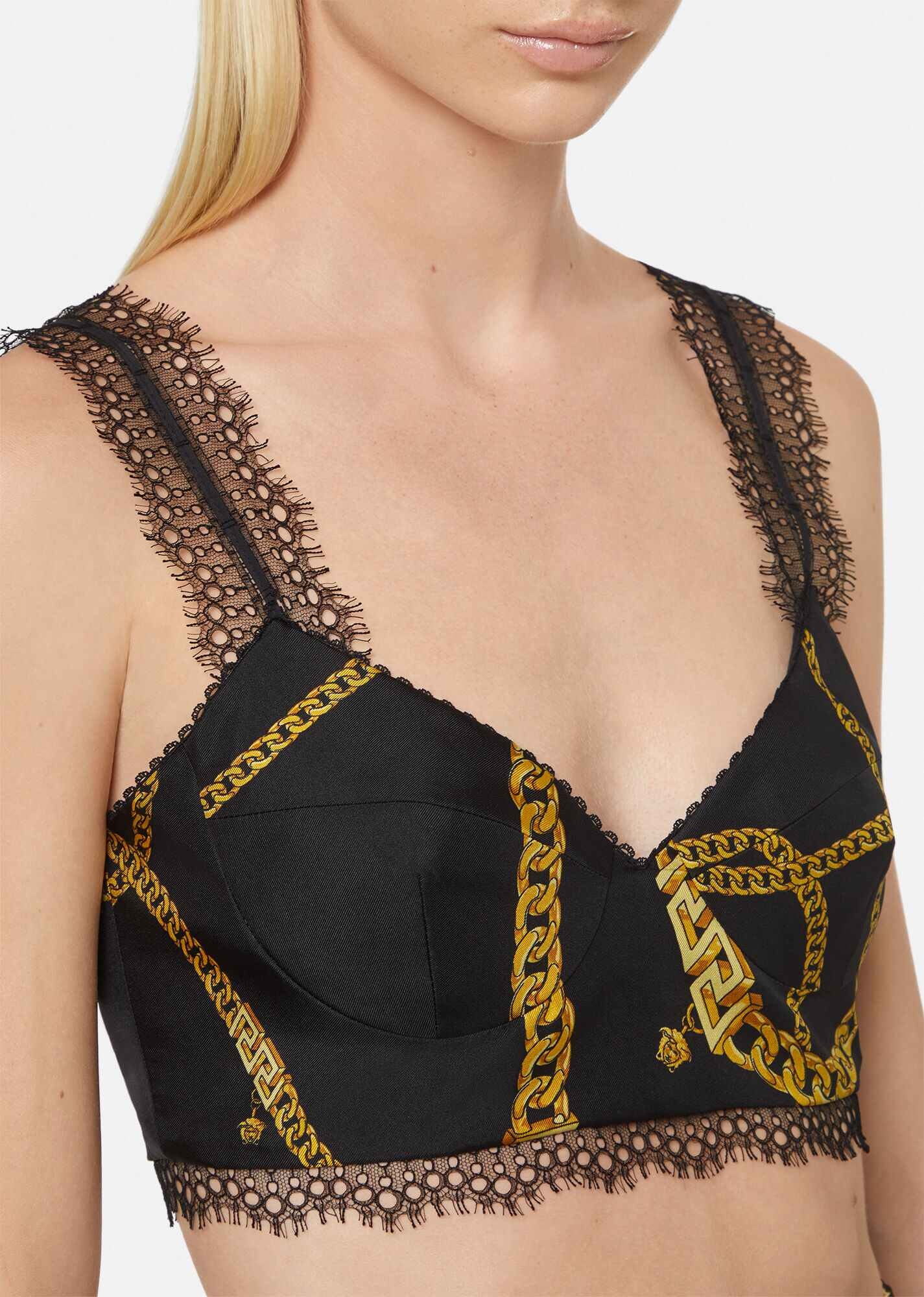 Chain Silk Bralette - 5