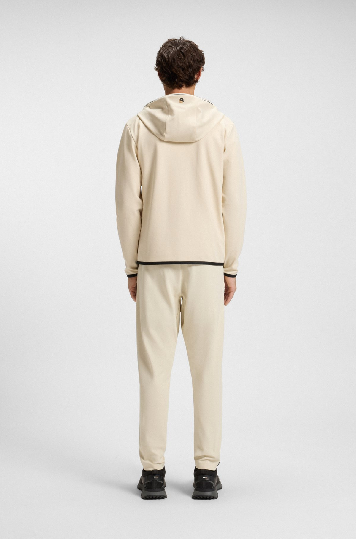 ACTIVE STRETCH-GABARDINE ZIP-UP HOODIE WITH THERMOREGULATING TECHNOLOGY - 5