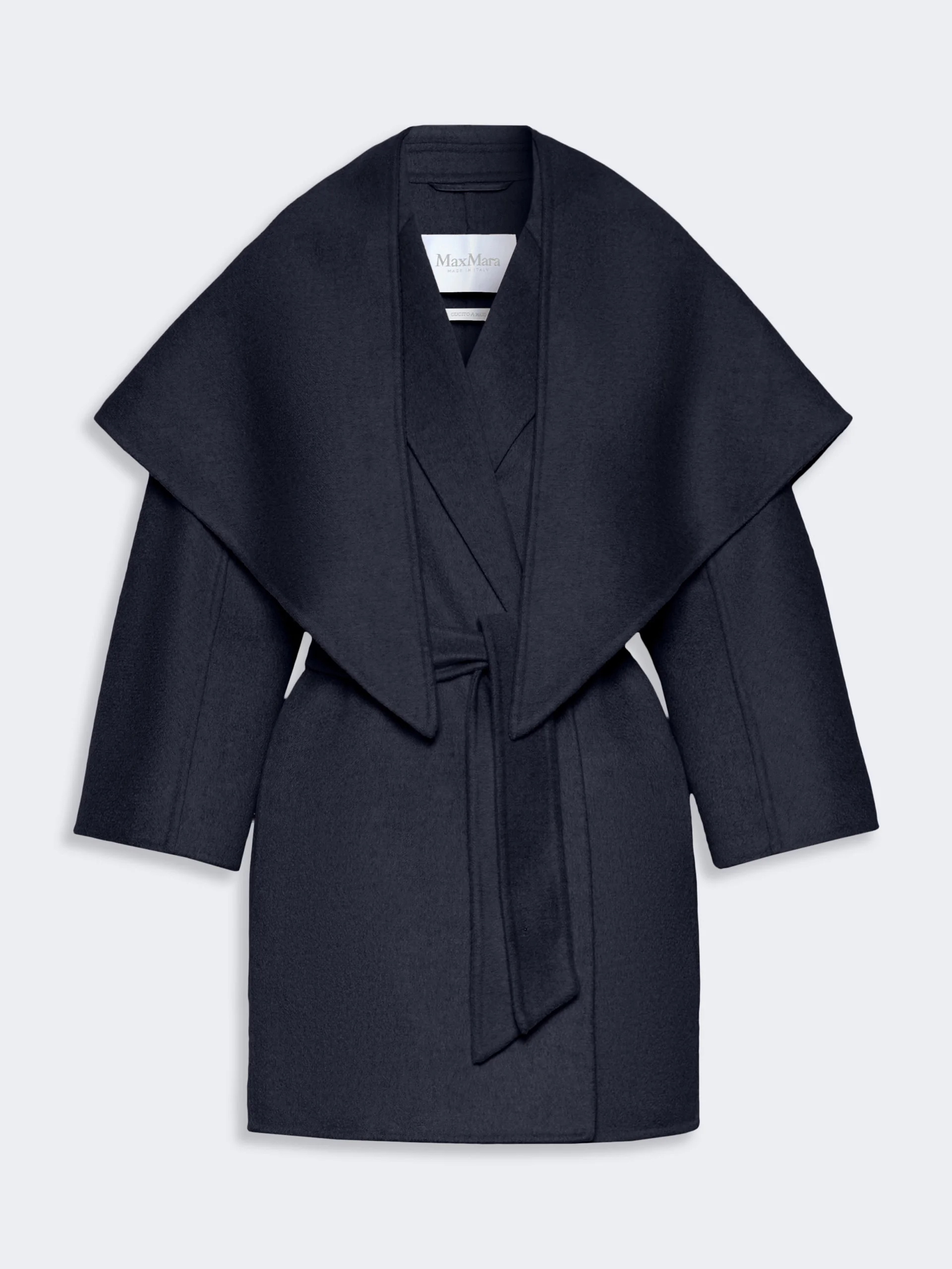 DETTO Double cashmere coat - ULTRAMARINE - 1