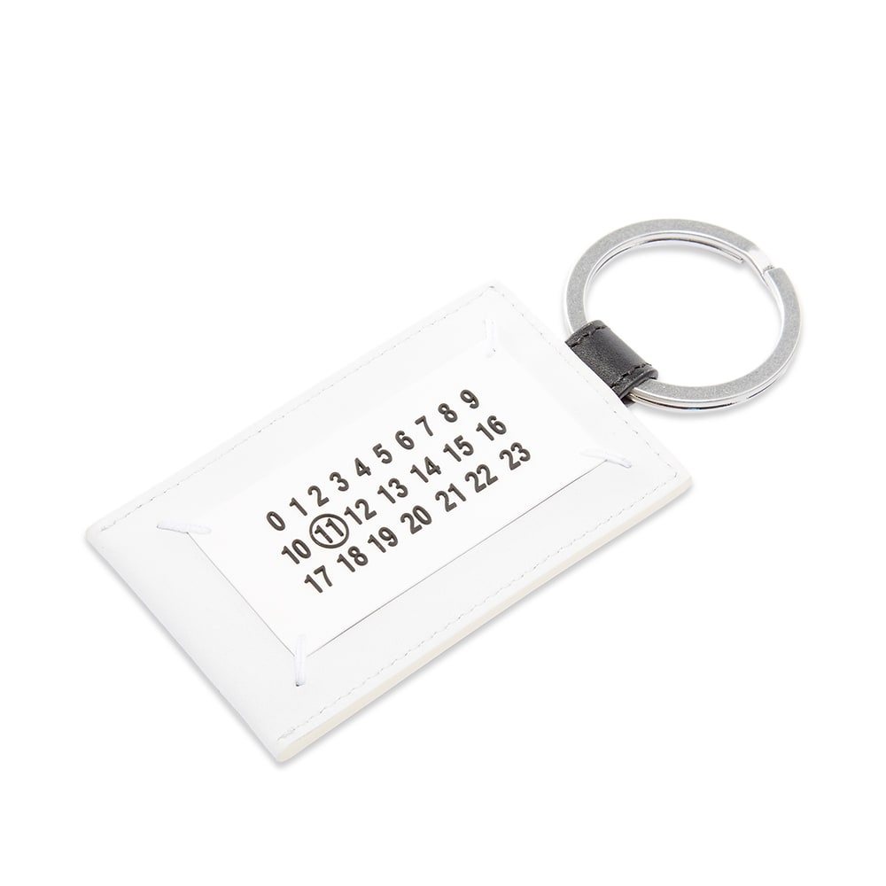 Maison Margiela Logo Tab Key Ring - 3