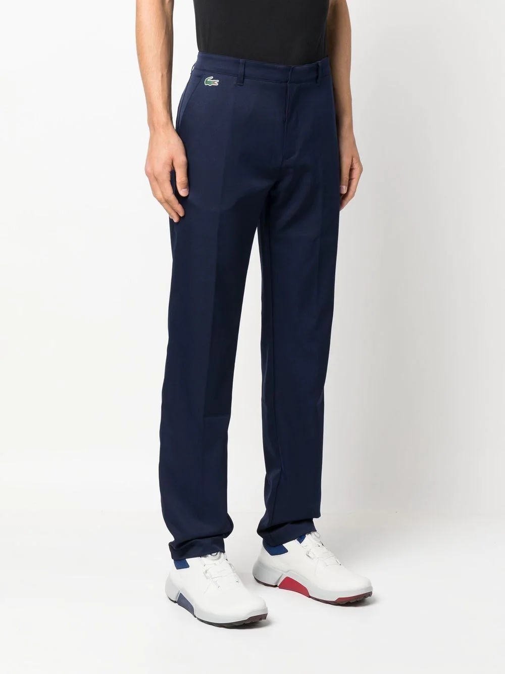 straight-leg chino trousers - 3