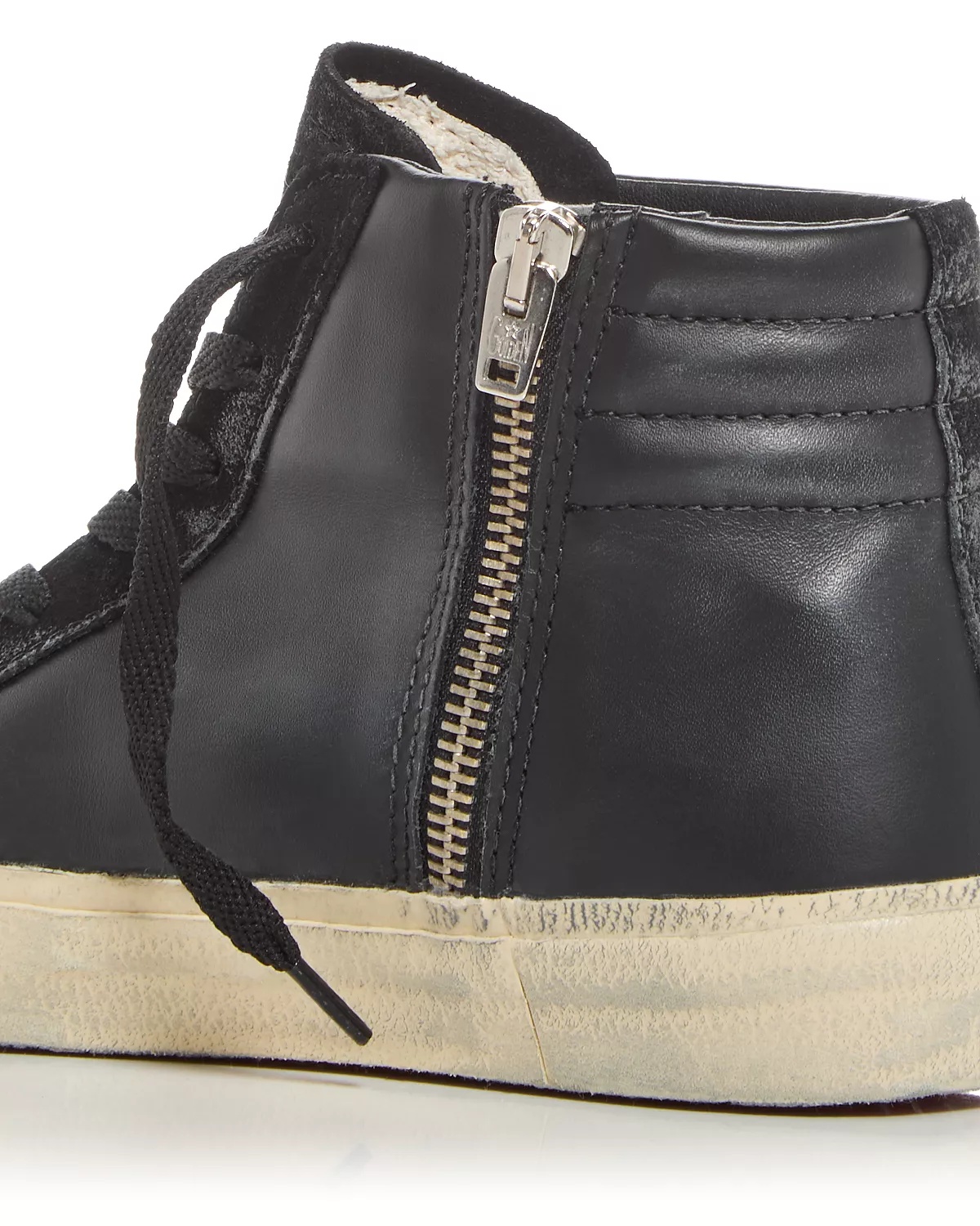 Women's Slide Embellished High Top Sneakers - 10