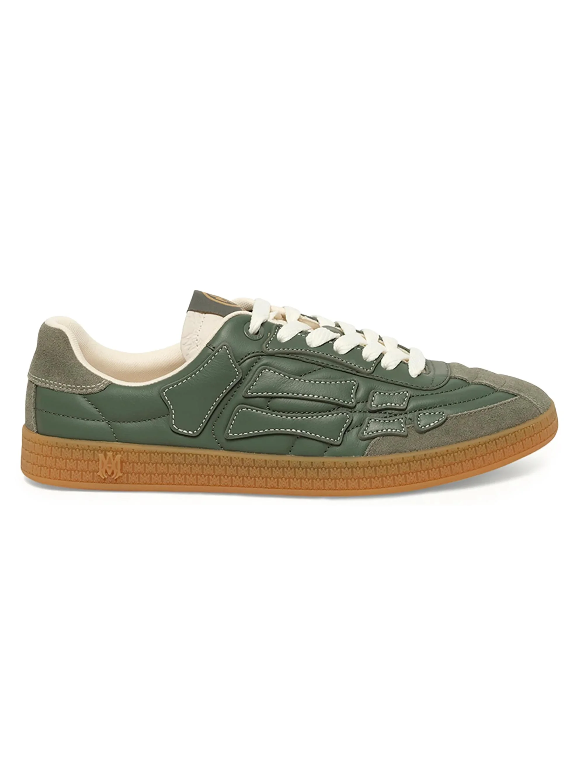 Women's Pacific Leather Football Sneakers - Dark Sage - 1